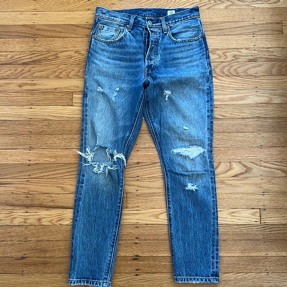 Levi’s 501 Skinny White Oak Cone Denim Jeans